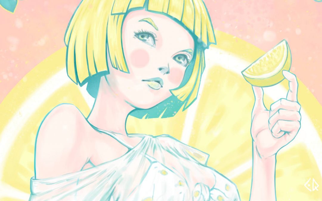 Ilustración digital Sweet Lemon, Speed Painting