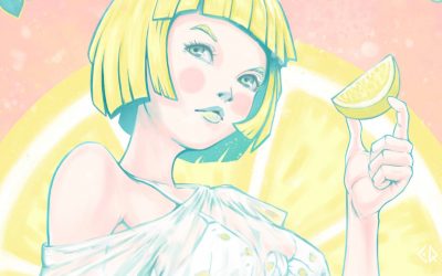 Ilustración digital Sweet Lemon, Speed Painting
