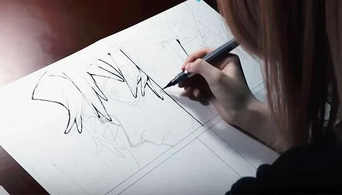 Kei Urana Dibujando Gachiakuta